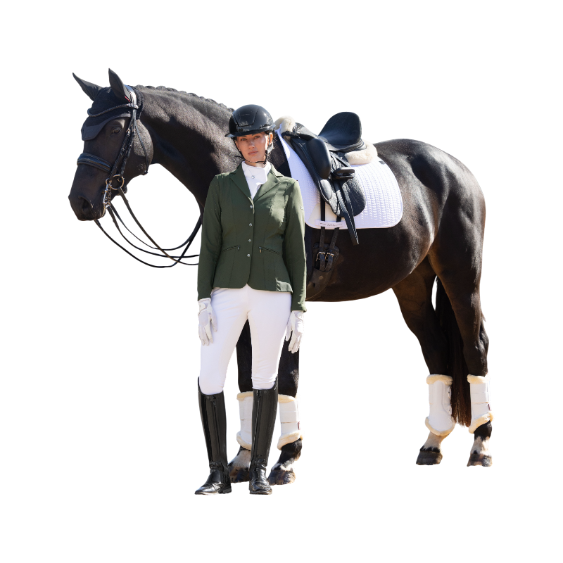 LeMieux - Tapis de dressage Square Essence blanc | - Ohlala