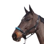 Canter - Rope halter silver hardware black/ emerald | - Ohlala