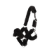 Norton - "Full" synthetic sheepskin headcollar black/black | - Ohlala