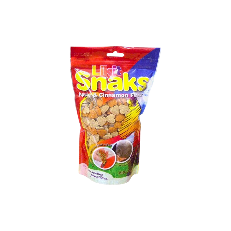 Likit - Friandises pour chevaux snacks pomme cannelle 500 g