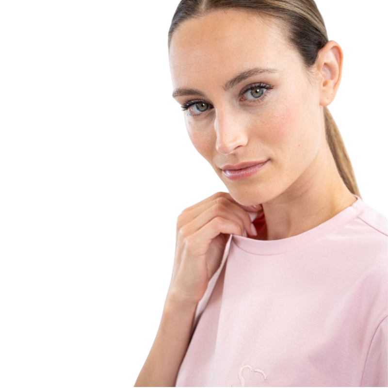 SG - T-shirt à manches courtes unisexe Lucky pivoine | - Ohlala