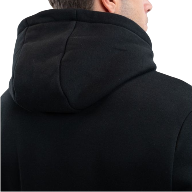 SG - Sweat à capuche unisexe Lusso noir | - Ohlala