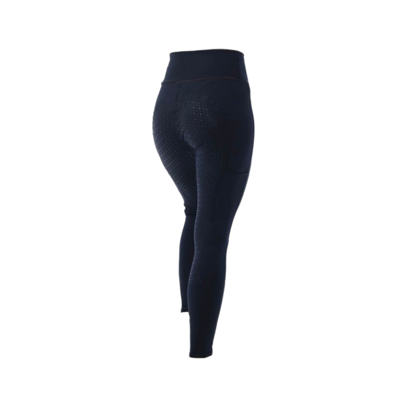 Equithème - Legging d'équitation femme full grip Lyly marine