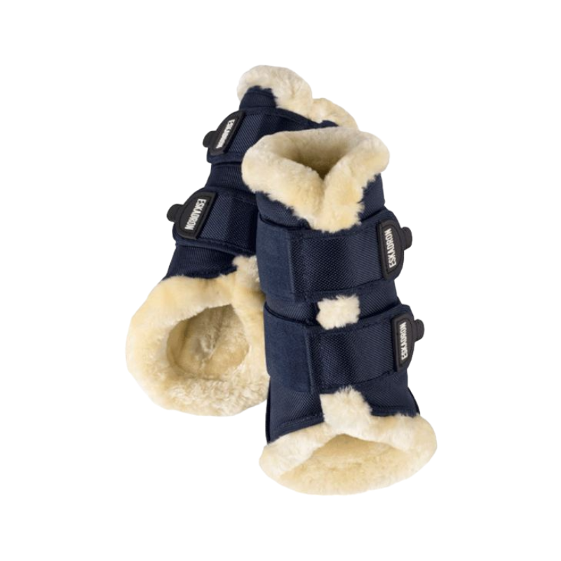 Eskadron - Closed navy sheep gaiters