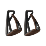 Freejump - Étriers Soft'Up Lite Noir / Choco | - Ohlala