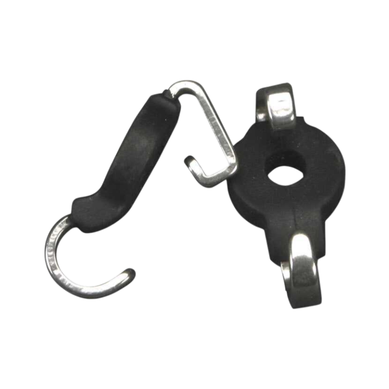Metalab - Stainless steel and rubber bracelet hooks 