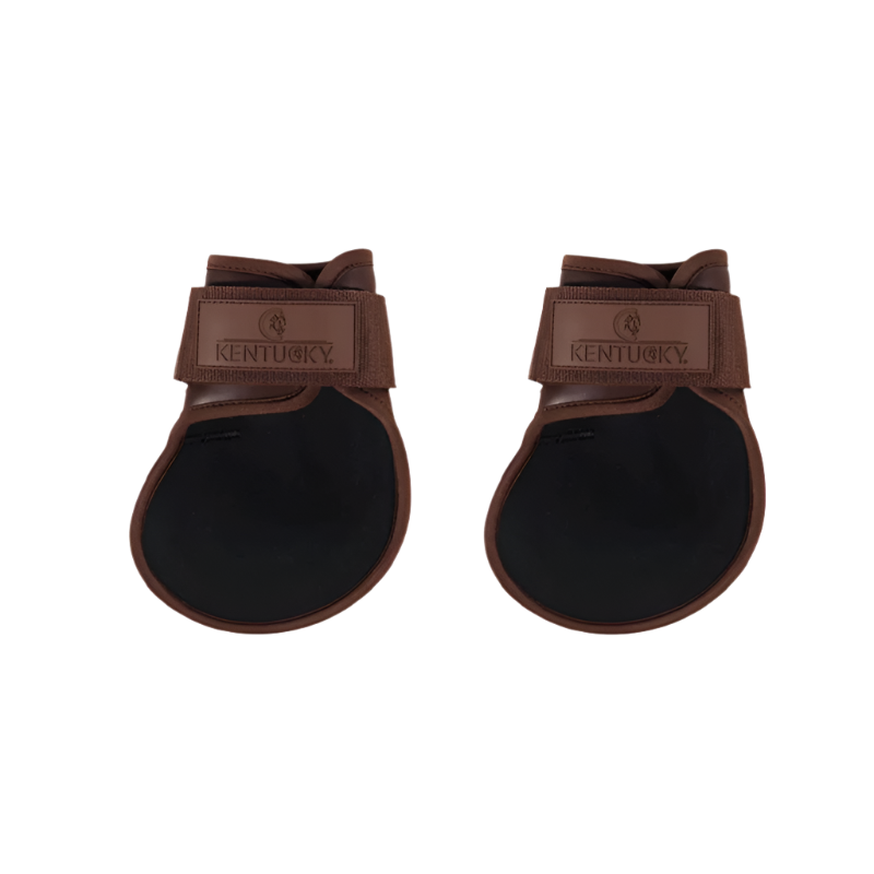 Kentucky Horsewear - Deep Fetlock Guards Chocolate Brown