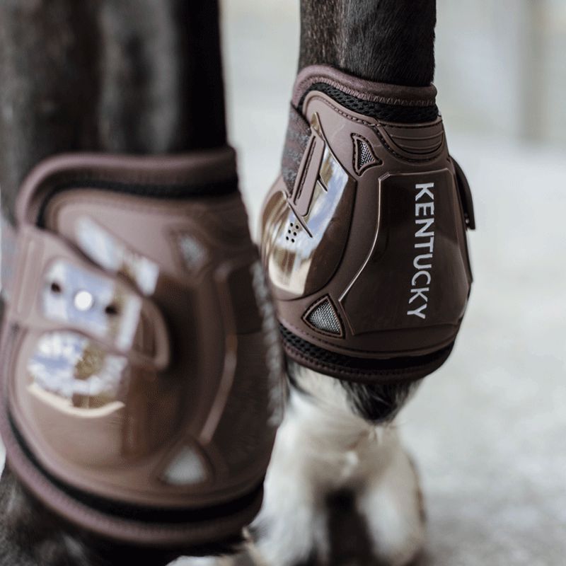 Kentucky Horsewear - Protège-boulets Moonboots Air marron | - Ohlala