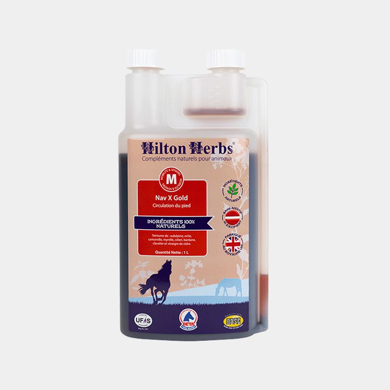 Hilton Herbs - Compléments alimentaire Fourbure & Naviculaire NAV X GOLD 1L | - Ohlala