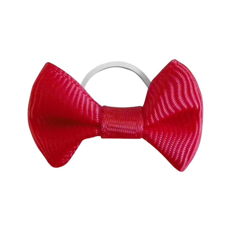 Equithème - Red fabric braiding knots
