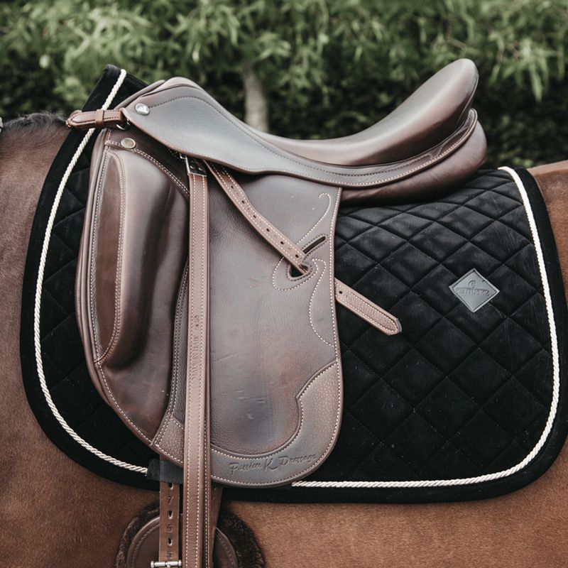 Kentucky Horsewear - Tapis de dressage Corduroy Noir | - Ohlala