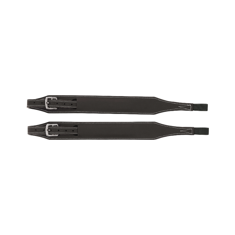 Norton - Single-branch leather trivets Line havane 