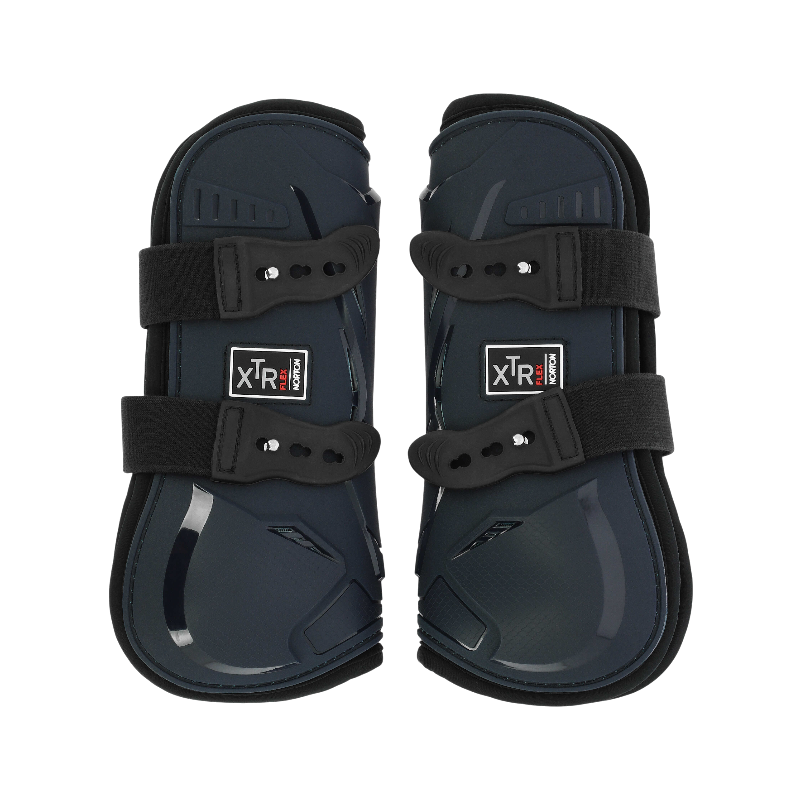 Norton - XTR Flex open boots with navy buttons 