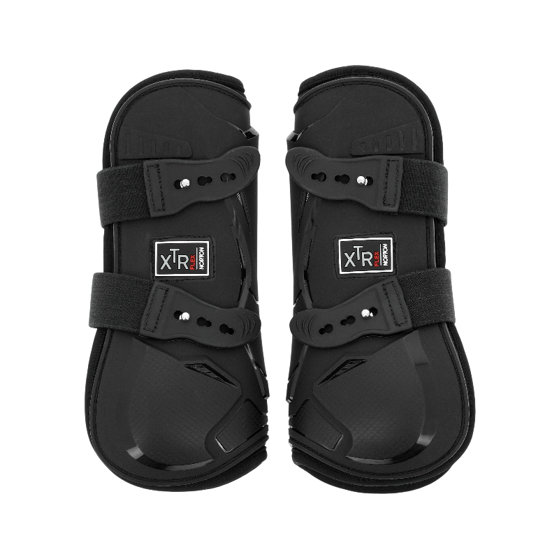 Norton - XTR Flex open boots with black buttons 