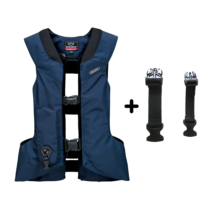 Hit Air - Lightweight airbag vest pack 2 navy + extensions 