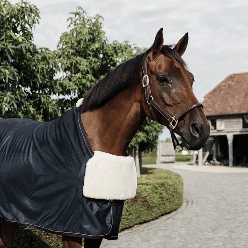 Kentucky Horsewear - Protection de poitrail en mouton naturel | - Ohlala