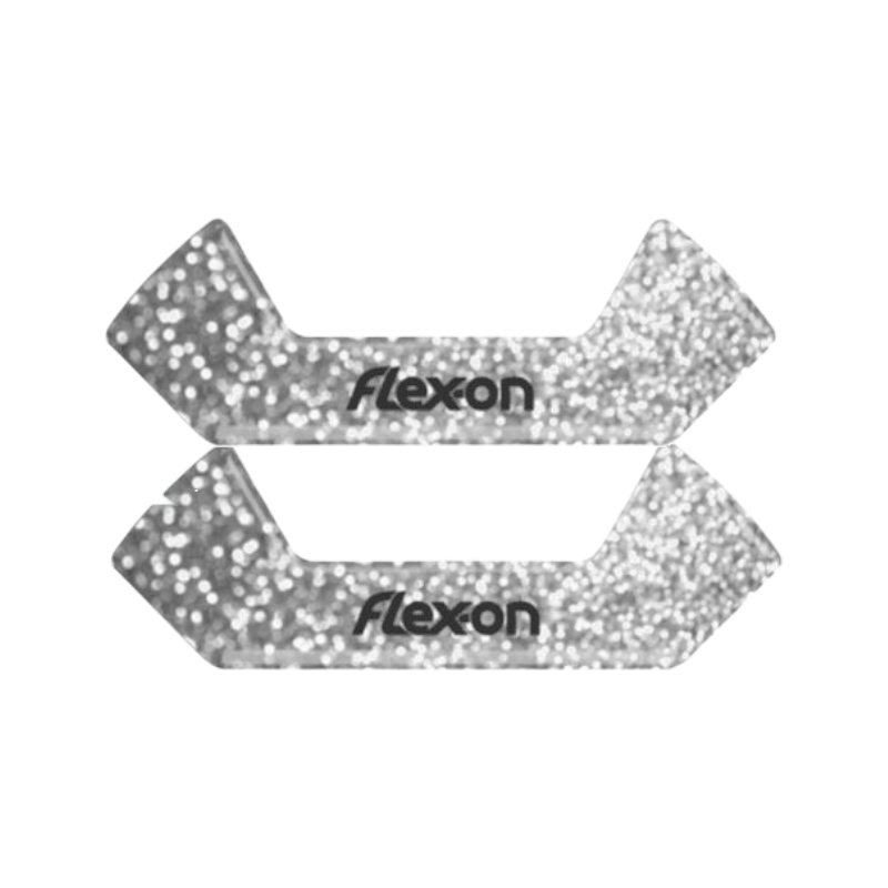 Flex On - Safe On Stickers Silver Glitter