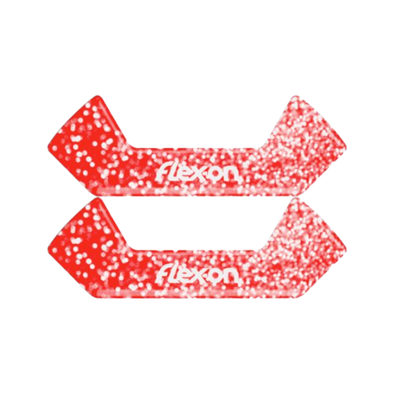 Flex On - Safe On Stickers Red Glitter