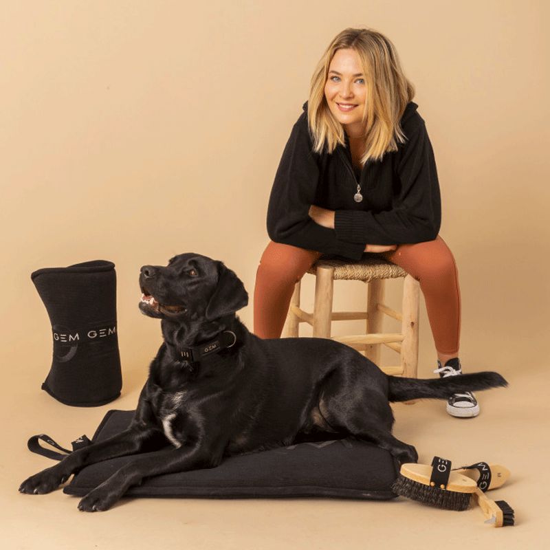 GEM Equitation - Tapis pour chien noir | - Ohlala