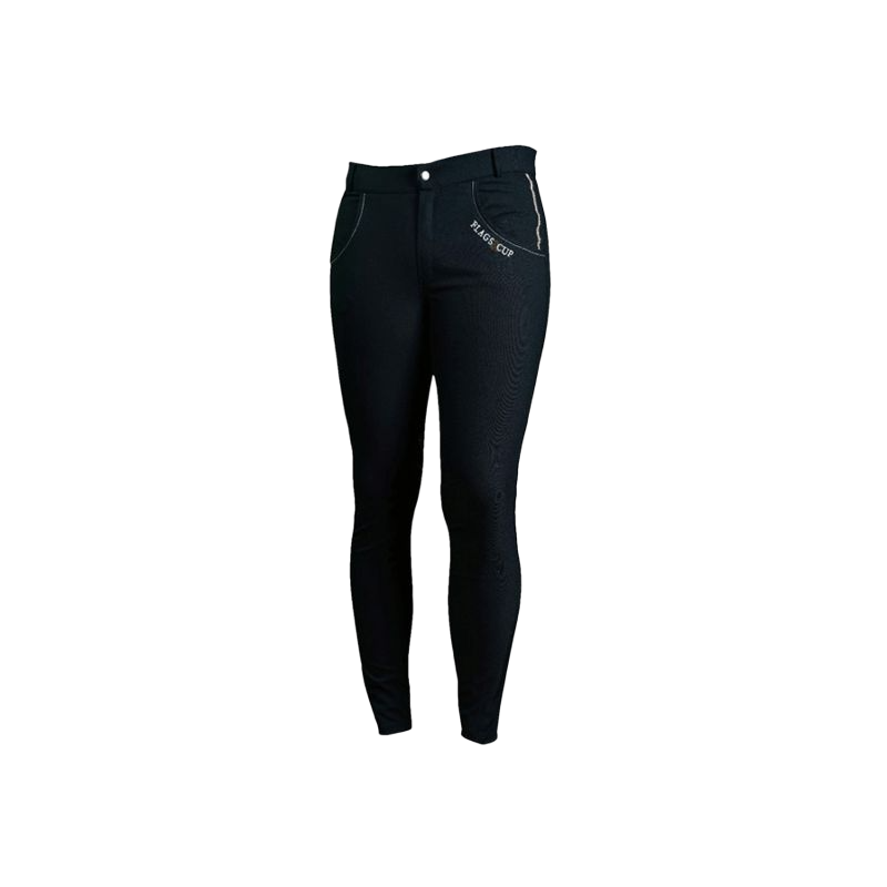 Flags & Cup - Pantalon d'équitation homme Saint Malo noir