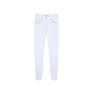Harcour - Women's Jaltika fix system grip riding breeches white | - Ohlala