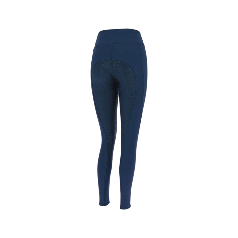 Equithème - Dolomyt women's softshell riding leggings with navy silicone bottom