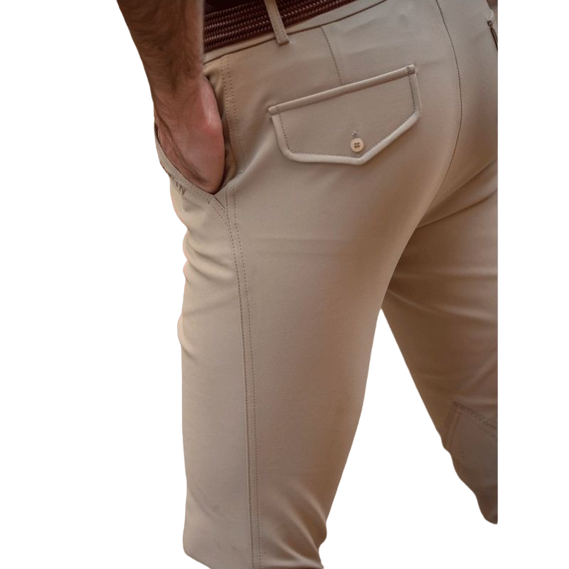 Jump'in - Pantalon d'équitation homme à pinces Tom beige | - Ohlala