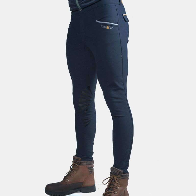 Flags & Cup - Pantalon d'équitation Bassano homme Marine | - Ohlala