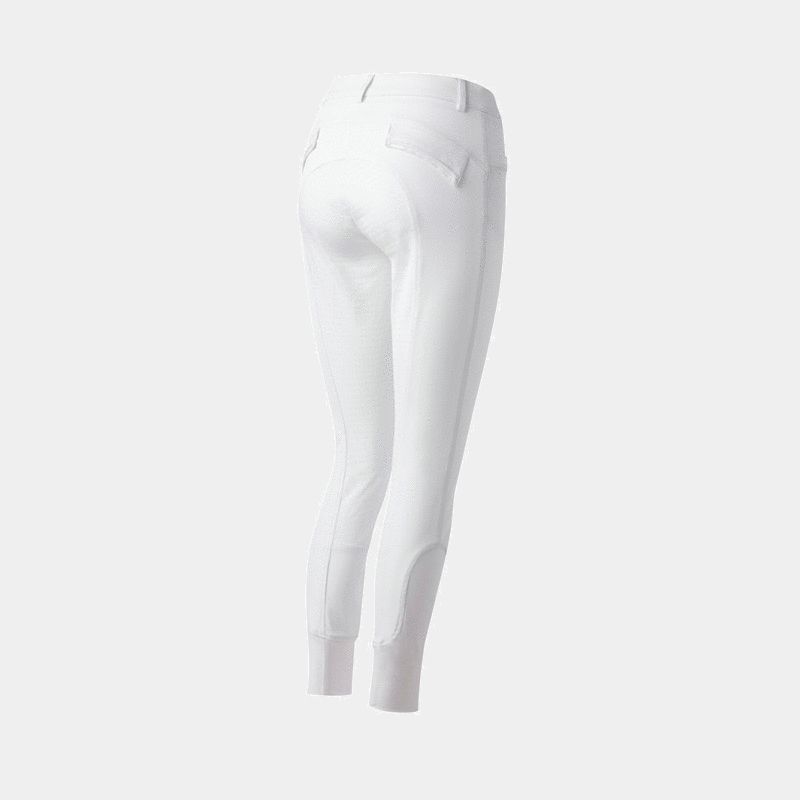Equithème - Pantalon Micro full grip blanc | - Ohlala