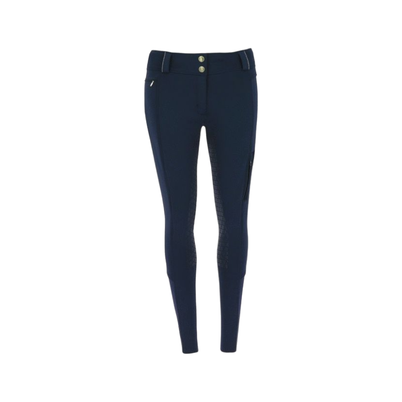 Equithème - Pantalon d'équitation femme softshell Kitzhbuhl marine