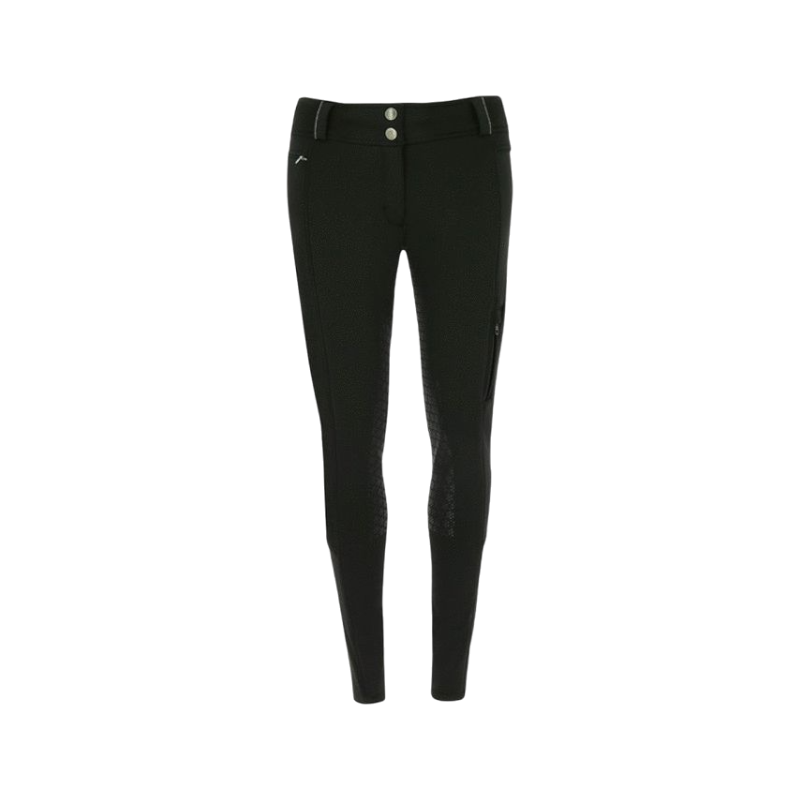 Equithème - Pantalon d'équitation femme softshell Kitzhbuhl noir