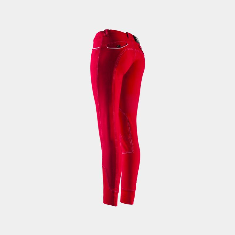 Equithème - Pantalon d'équitation Verona femme rouge | - Ohlala