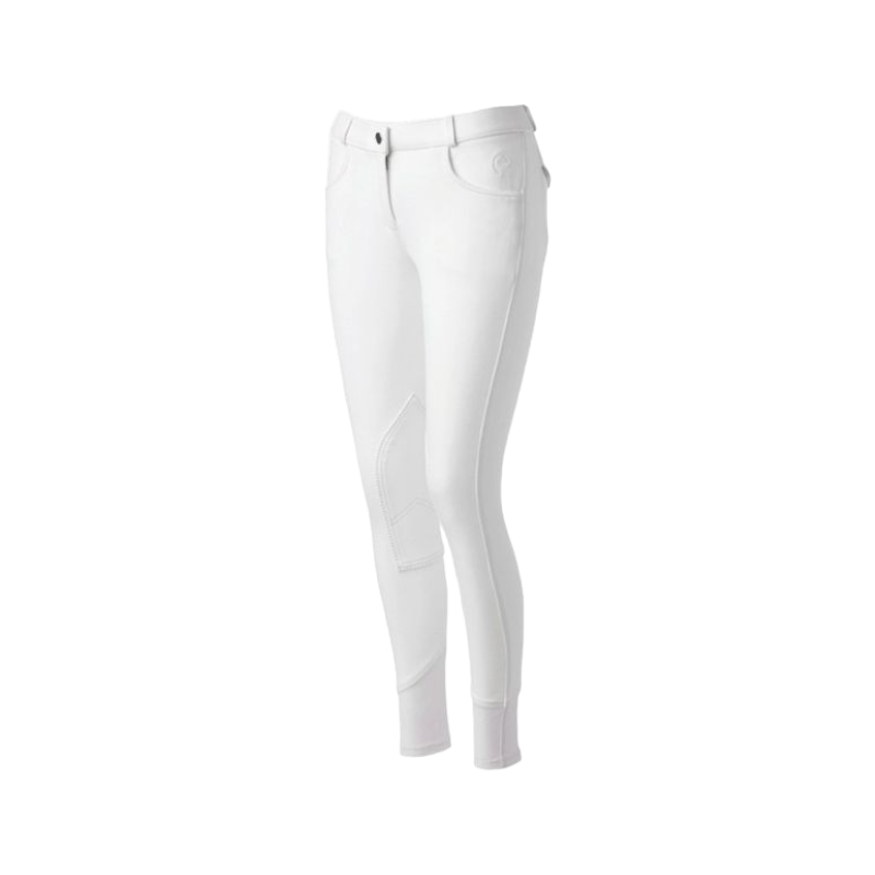 Equithème - Pantalon d'équitation femme Pro blanc