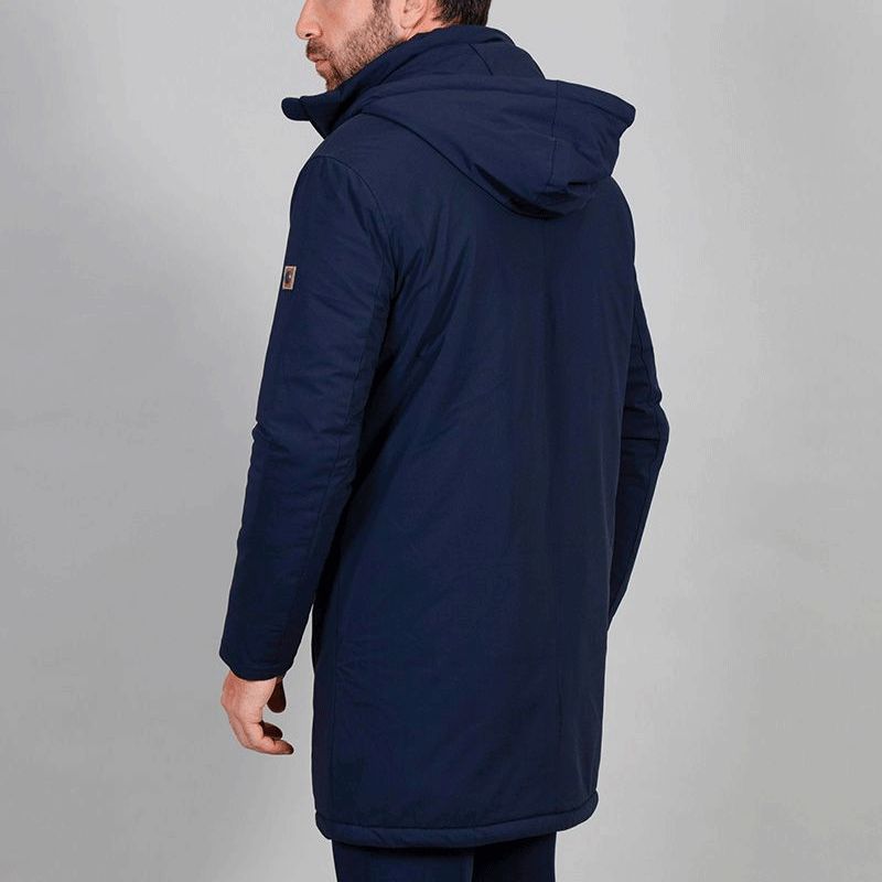 Harcour - Parka longue homme Robertol marine | - Ohlala