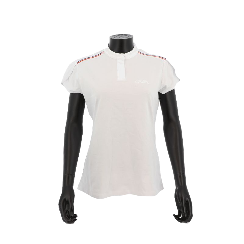 Pénélope - Short sleeve polo shirt lollyshow white