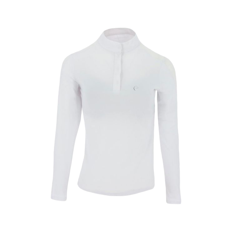 Equithème - White Beijing long-sleeved polo shirt