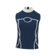 Equithème - Polo sans manches femme Puebla marine/ gris | - Ohlala