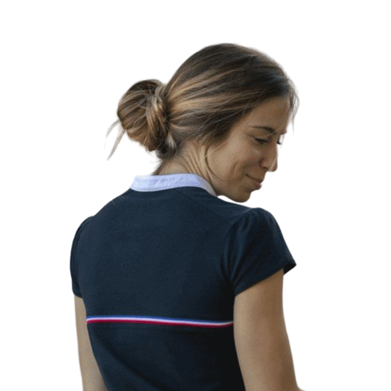 Pénélope Store - Lollyshow navy short-sleeved polo shirt