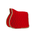 Equithème - Tapis de selle polyfun rouge | - Ohlala