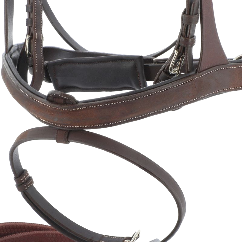 Privilege Equitation - Bridon Touquet avec rênes marron | - Ohlala