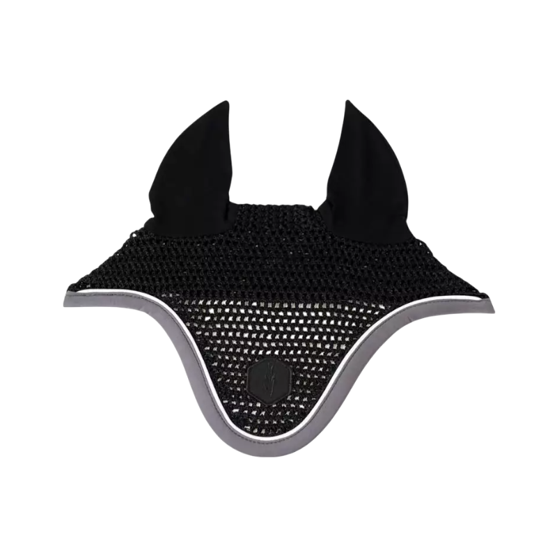 Pro Confort - Pferde-Fliegenhaube Dynax schwarz/ dunkelgrau | - Ohlala