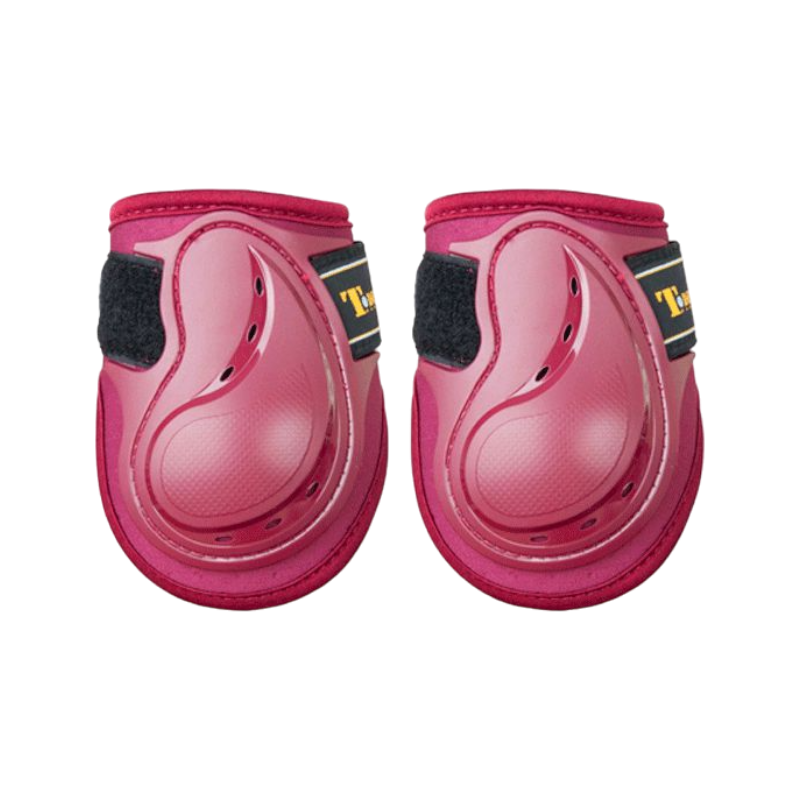 TdeT - Burgundy design fetlock guard