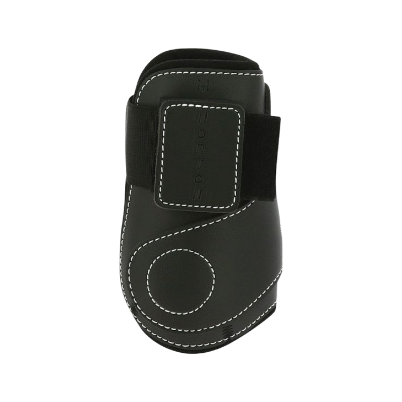 Norton - Black synthetic double shell fetlock guard