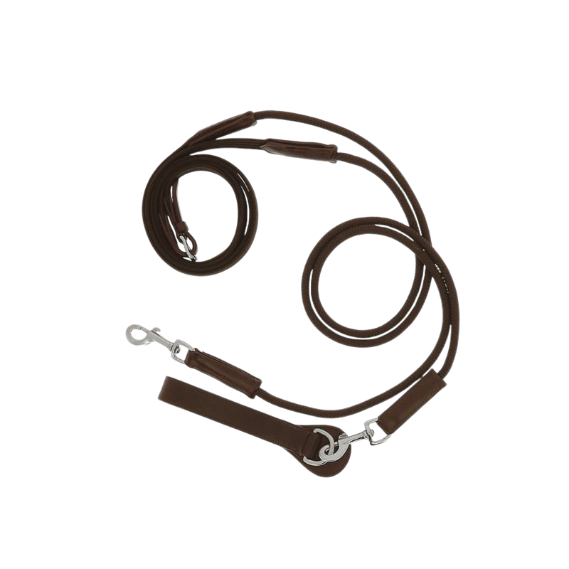 Norton pro - German reins, tan webbing/rope