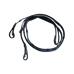 Canter - Rênes de cheval eventer avec arrêtoirs 16 mm Noir | - Ohlala