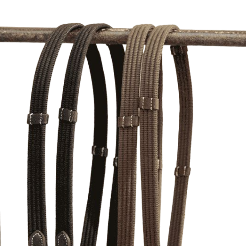 Pénélope Store - Luxury webbing reins black