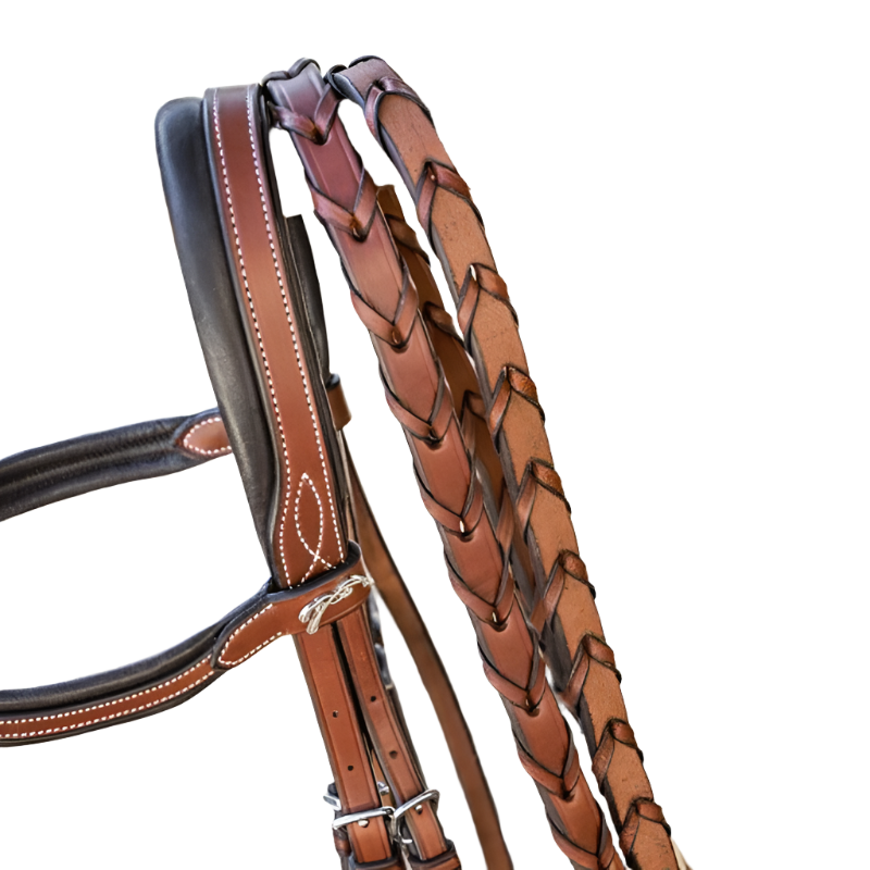 Pénélope Store - US hazelnut braided reins