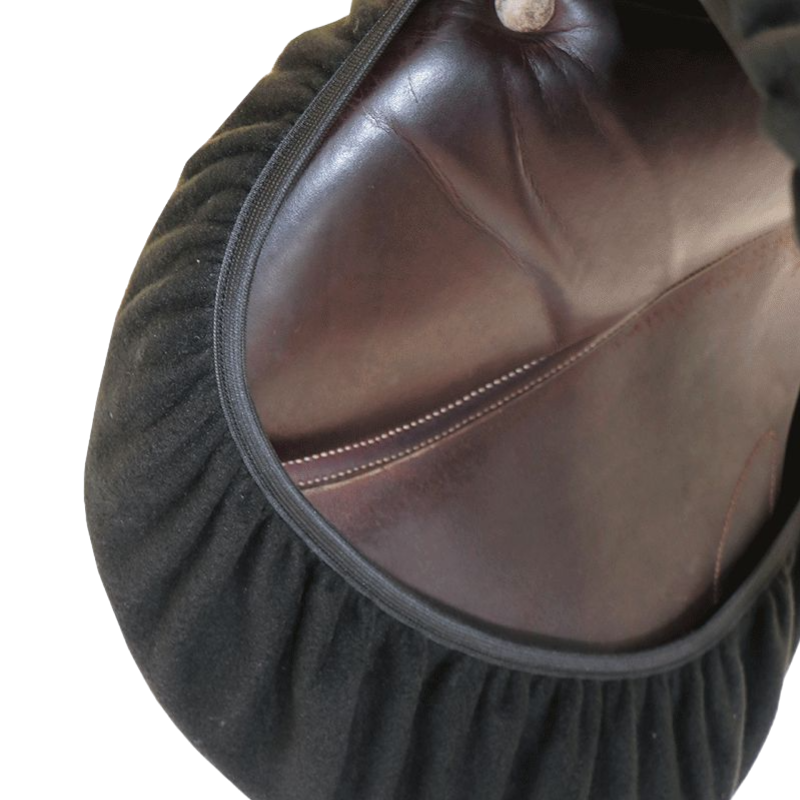 Equithème - Polar fiber saddle cover Black