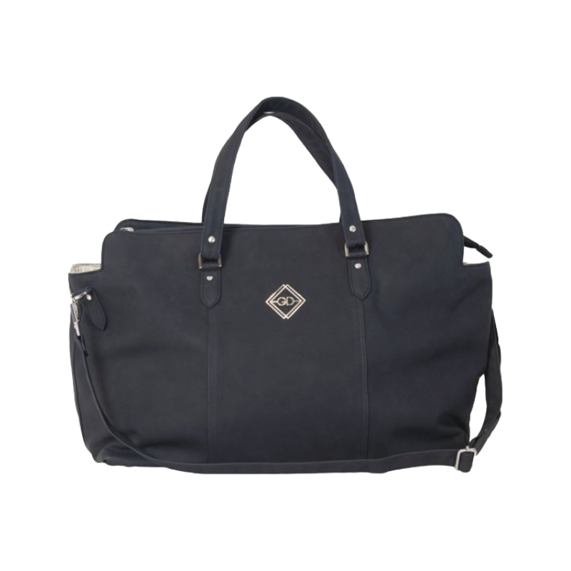 Grooming Deluxe - Chestnut weekend bag black