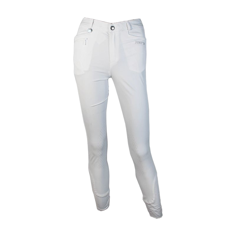 Jump'In - Pantalon d'équitation enfant unisexe Sacha blanc | - Ohlala